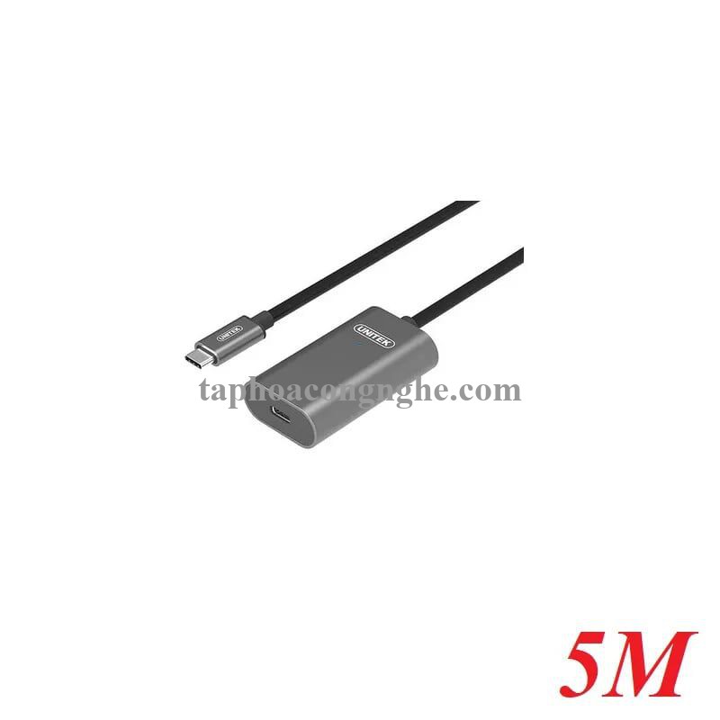 Unitek 97153 U305AGY 5M Cáp Type-C Nối Dài + Cổng cấp nguồn 5V 30097153